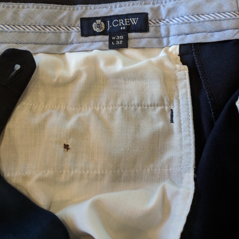 J. Crew 35/30 Navy Chinos